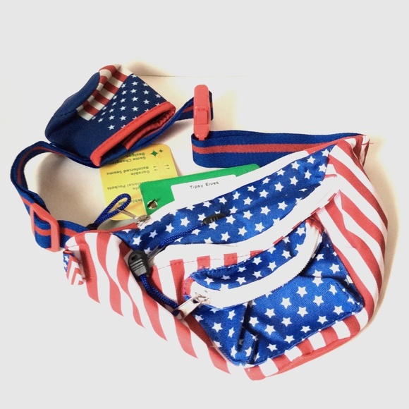 Patriotic Fanny Pack with Drink Holder - Picture 3 of 5